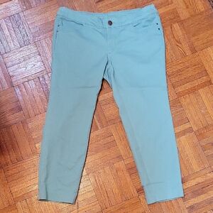 Christopher & Banks Teal Women's Ankle Jeans Size 8 Petite